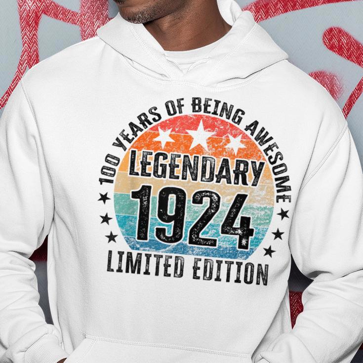 100 Geburtstag Limited Edition Best Of 1924 Kapuzenpullover Lustige Geschenke