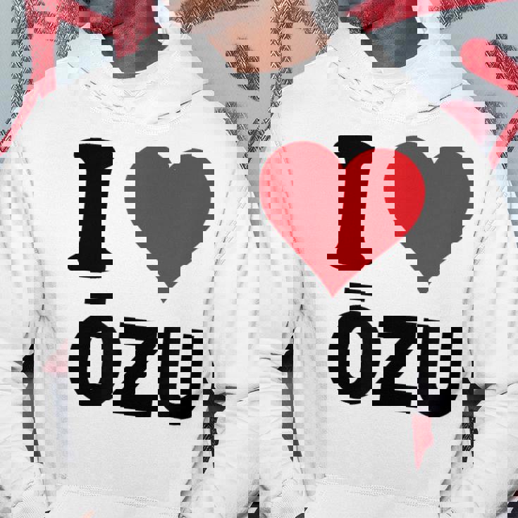 Articolo Souvenir Giapponese I Heart Ozu Japan Love Felpa con cappuccio Regalos divertidos