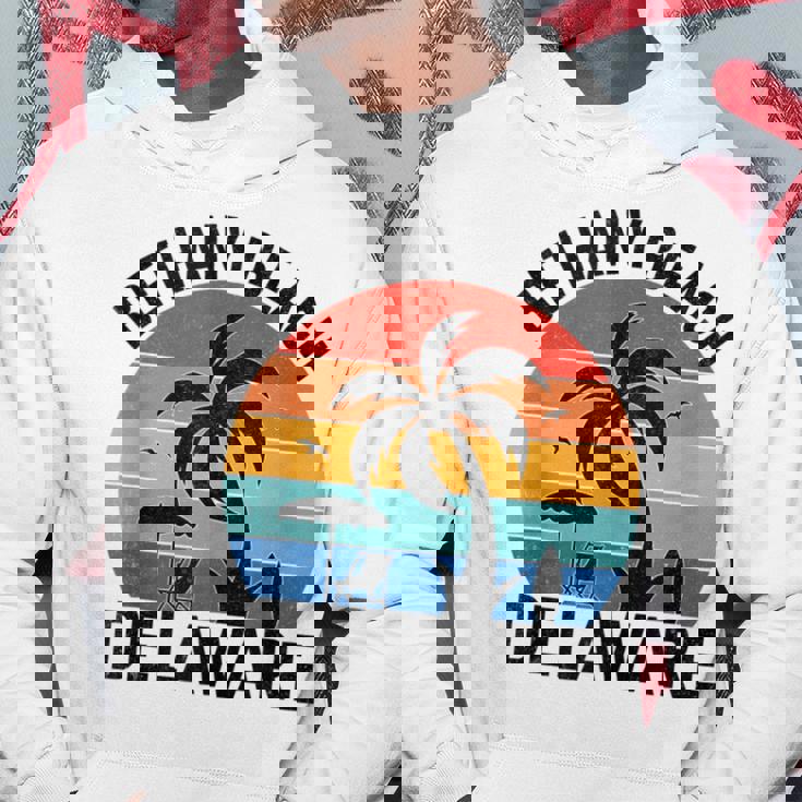 Bethany Beach Delaware Vintage Sunset Beach Surf Summer Hoodie Personalized Gifts