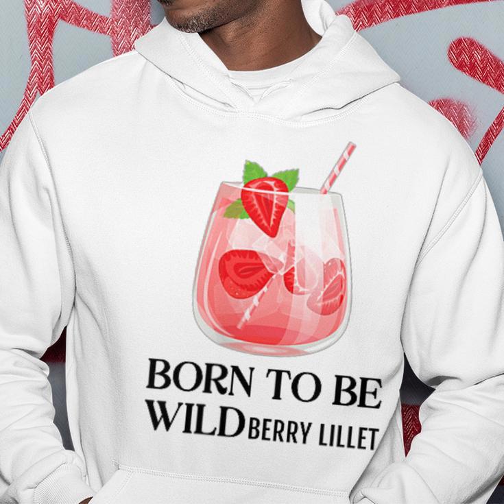 Born To Be Wildberry Lillet X Cocktail Mädelsabend Jga Kapuzenpullover Lustige Geschenke