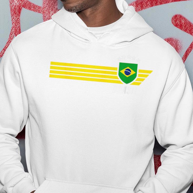 Brazil Seleção Fan Jersey Blue Kapuzenpullover Lustige Geschenke