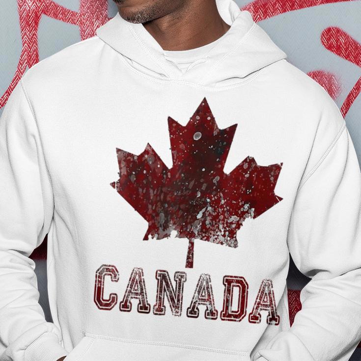 Canada Flag Canada Canada Flag Canada Map Gray Kapuzenpullover Lustige Geschenke