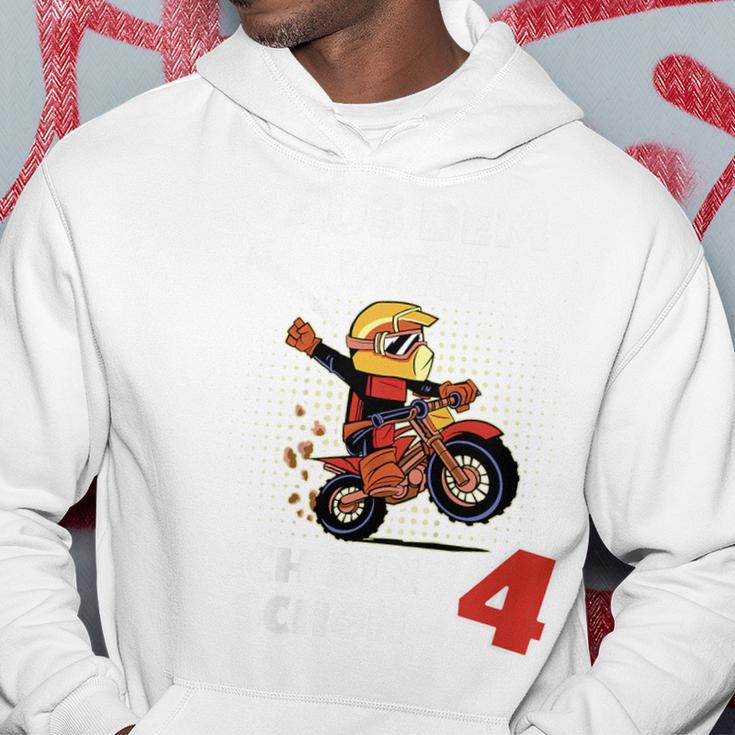 Children's 4Th Birthday Aus Dem Weg Ich Bin Schon 4 Jahre Motorcycle Kapuzenpullover Lustige Geschenke