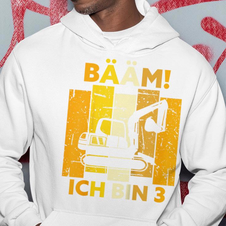 Children's Bäm Ich Bin 3 Drei Jahre Boy 3Rd Birthday Digger Kapuzenpullover Lustige Geschenke