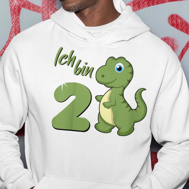 Children's Dino 2Nd Birthday 'Ich Bin Schon 2 Jahre Alt' Kapuzenpullover Lustige Geschenke