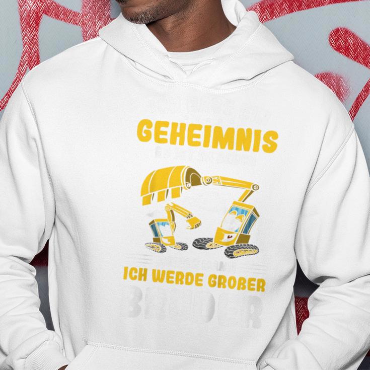 Children's Excavator Ich Werde Großer Bruder Kapuzenpullover Lustige Geschenke