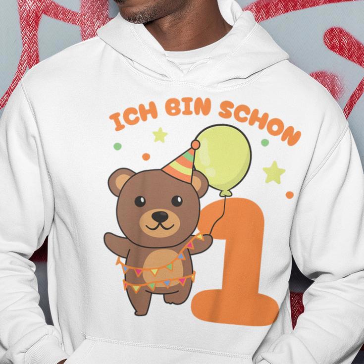 Children's Ich Bin Schon 1 Bär Kapuzenpullover Lustige Geschenke