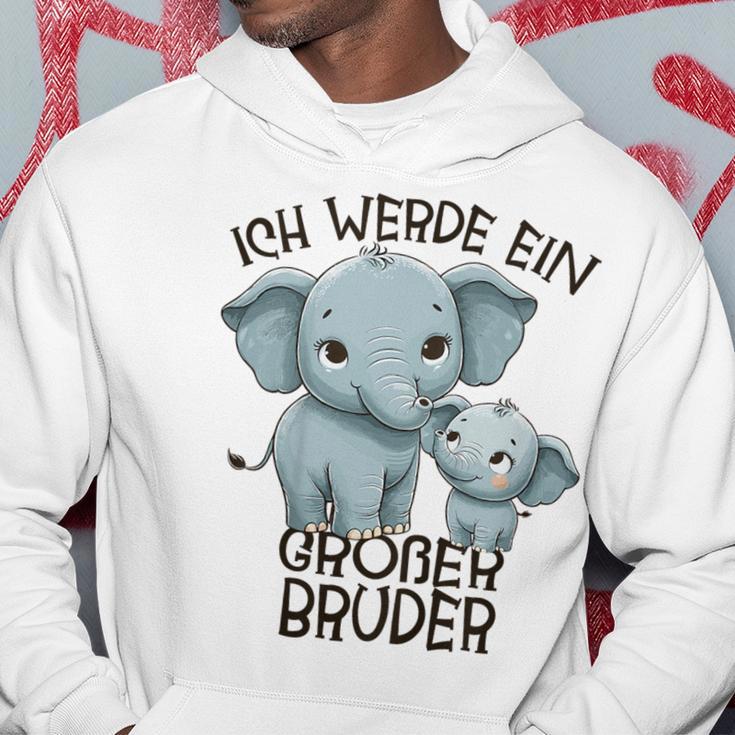 Children's Ich Werde Großer Bruder 2025 Elephant Kapuzenpullover Lustige Geschenke