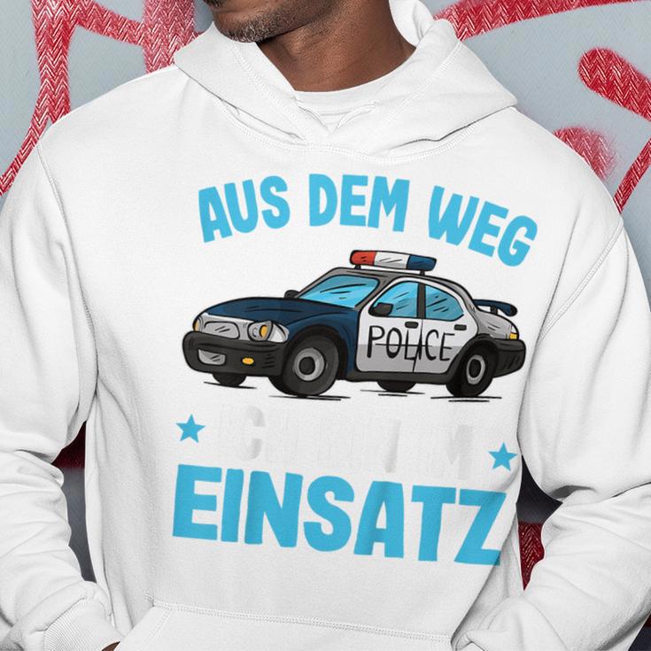 Children's Police Aus Dem Weg Bin Im Einsatz Boys Police Kapuzenpullover Lustige Geschenke