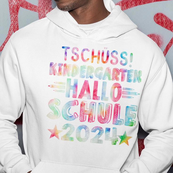 Children's Tschüss Kindergarten Hello School 2024 Kita-Absolve Kapuzenpullover Lustige Geschenke