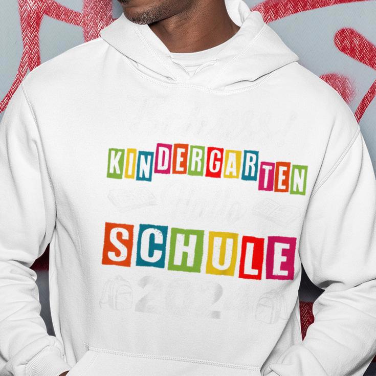 Children's Tschüss Kindergarten Hello School 2024 Kapuzenpullover Lustige Geschenke