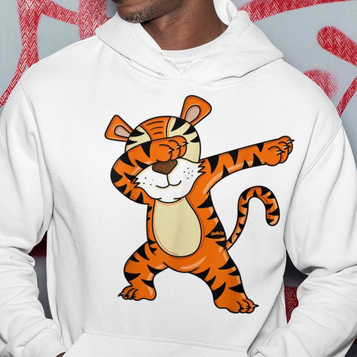 Dabbing Tiger Boys Tiger Dab Kapuzenpullover Lustige Geschenke