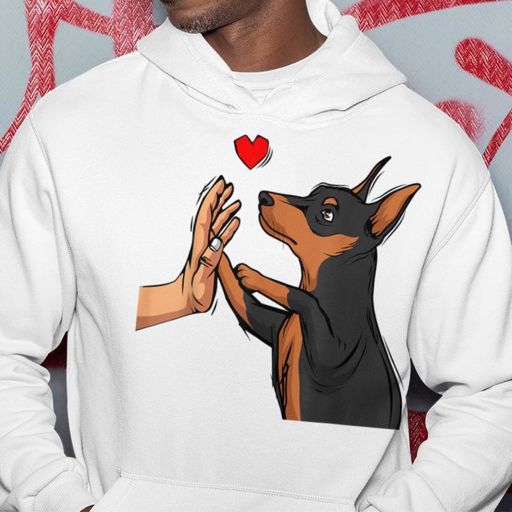 Dwarf Pinscher Liebe Miniature Pinscher Dog Holder Kapuzenpullover Lustige Geschenke