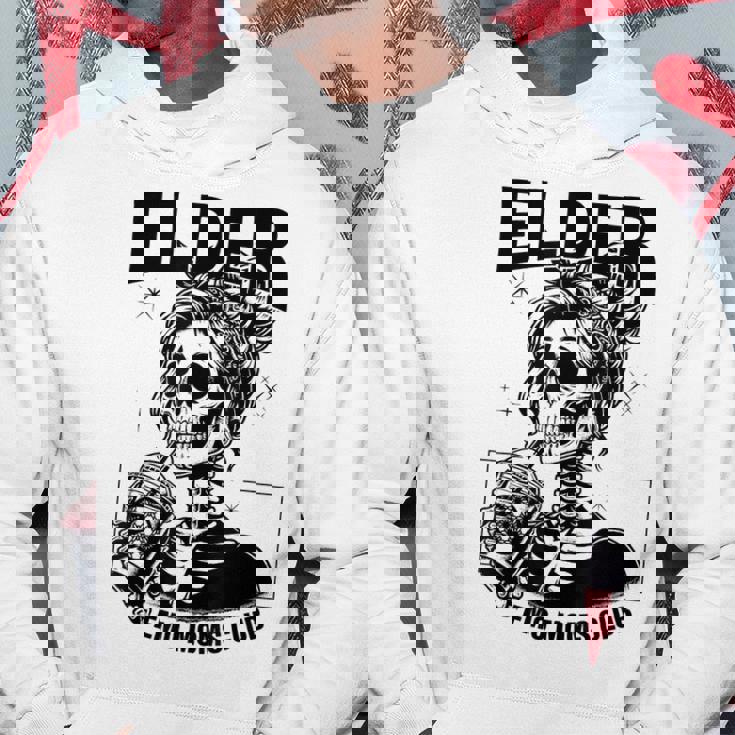 Elder Emo Moms Club Skeleton Hoodie Personalized Gifts