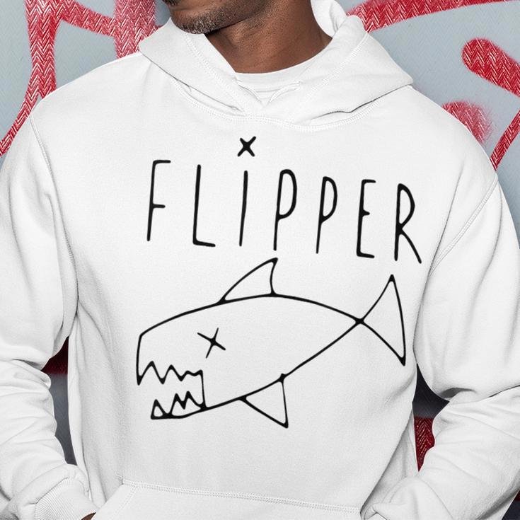 Flipper Punk Rock Grunge Fish Graphic Kapuzenpullover Lustige Geschenke