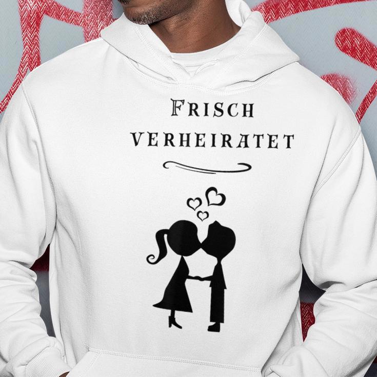 Frischerheiratet Wedding Marriage Honeymoon Marriage Kapuzenpullover Lustige Geschenke