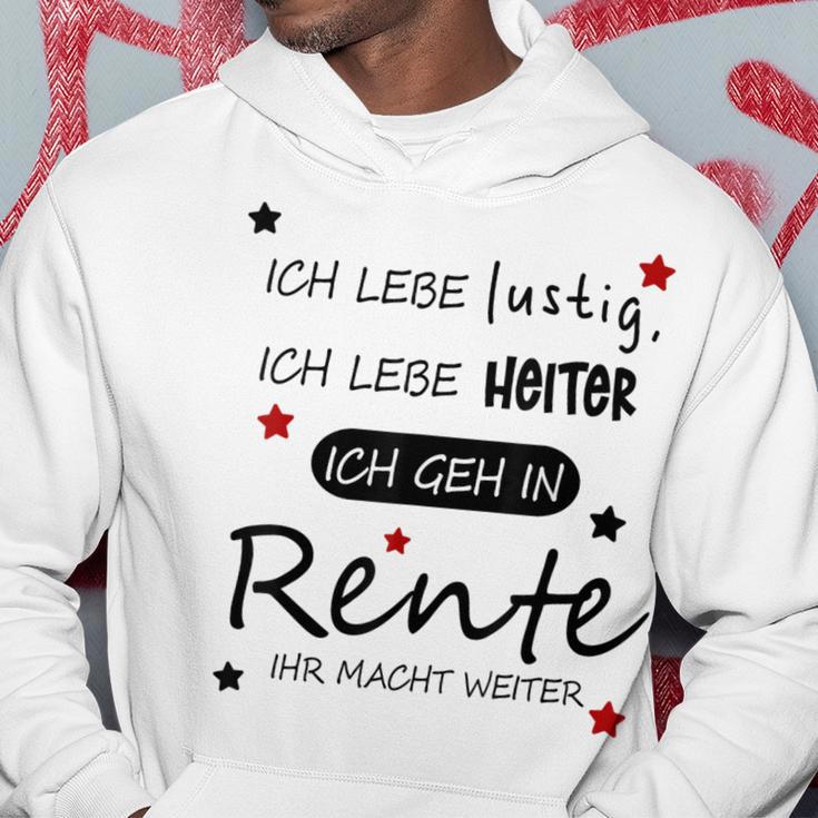 Humour Ich Geh In Rente Kapuzenpullover Lustige Geschenke