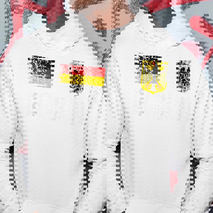 Fussball Wm Maglia Da Calcio Della Germaniaintage Effetto Invecchiato Felpa con cappuccio Regalos divertidos