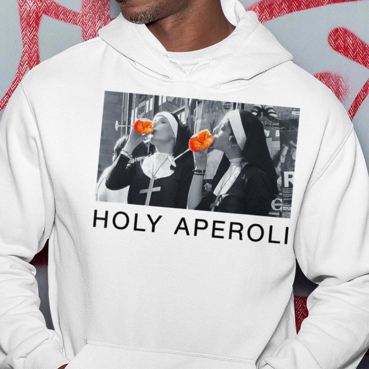 Holy Aperoli X Nonnen Christi Spritz Aperollin Fun Aperoly Kapuzenpullover Lustige Geschenke