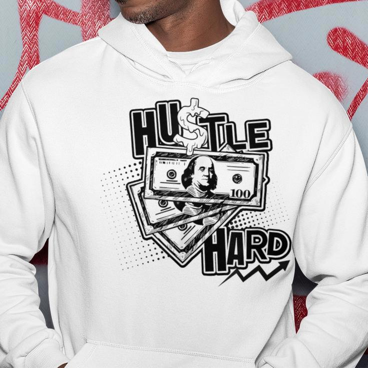 Hustle Hard Streetwear Casual Summer Graphics Hipster Hoodie Unique Gifts