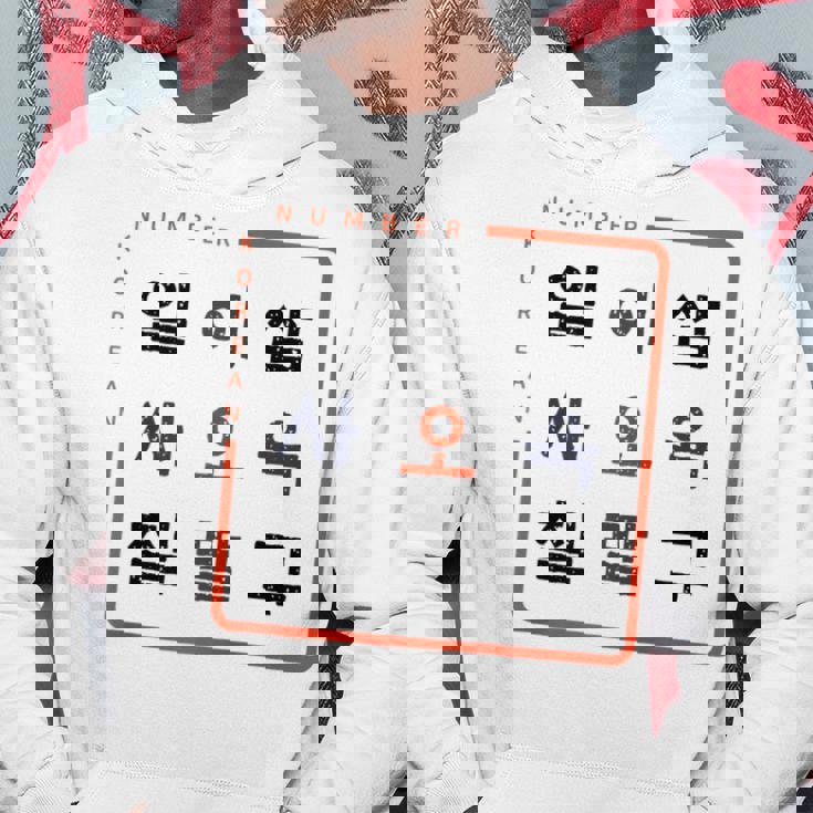 K-Cultura Alfabeto Coreano Hangul Consonant Maglia Con Maniche Raglan Felpa con cappuccio Regalos divertidos