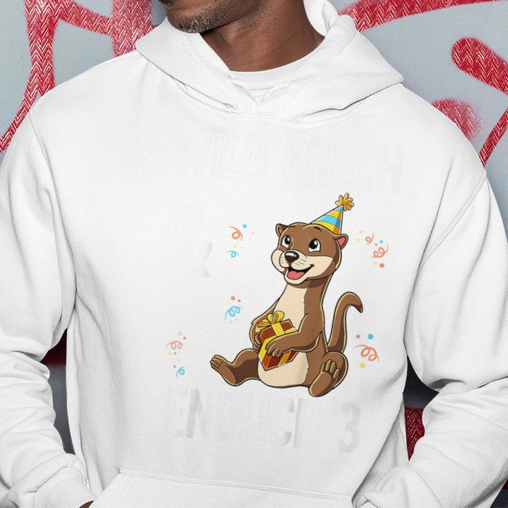 Kinder 3 Geburtstag Otter Wild Frech Und Endlich 3 Jahre Kapuzenpullover Lustige Geschenke