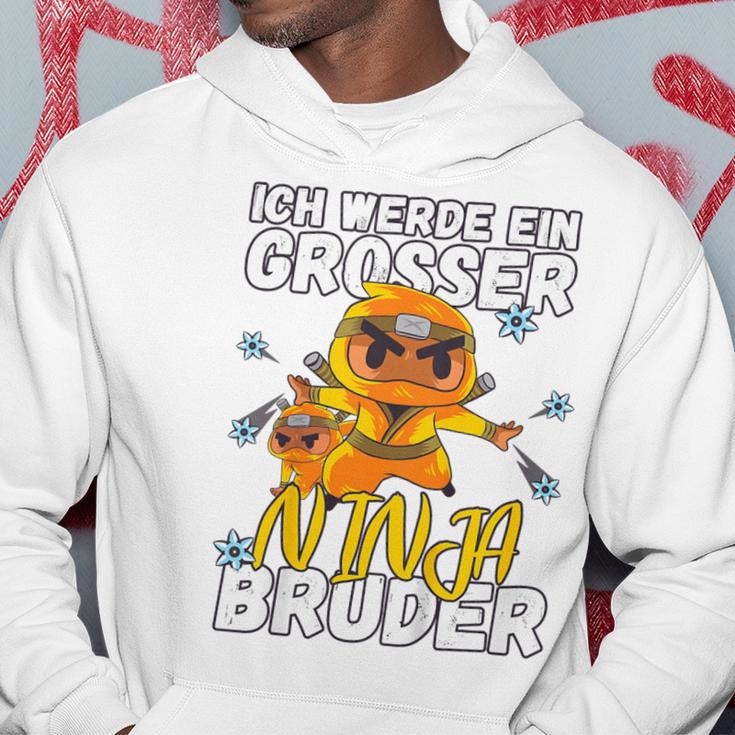 Kinder Ich Werde Ein Große Ninja Bruder Pregnancy Announcement 80 Kapuzenpullover Lustige Geschenke