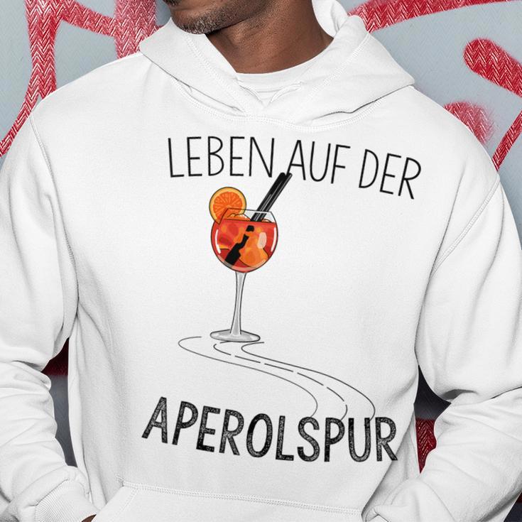 Leben Auf Der Aperolspur Life Kapuzenpullover Lustige Geschenke