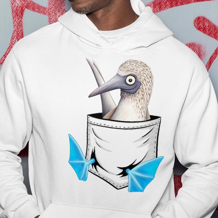 Lustiger Meeres-Vogel Blaufußtölpel In Der Tasche Kapuzenpullover Lustige Geschenke