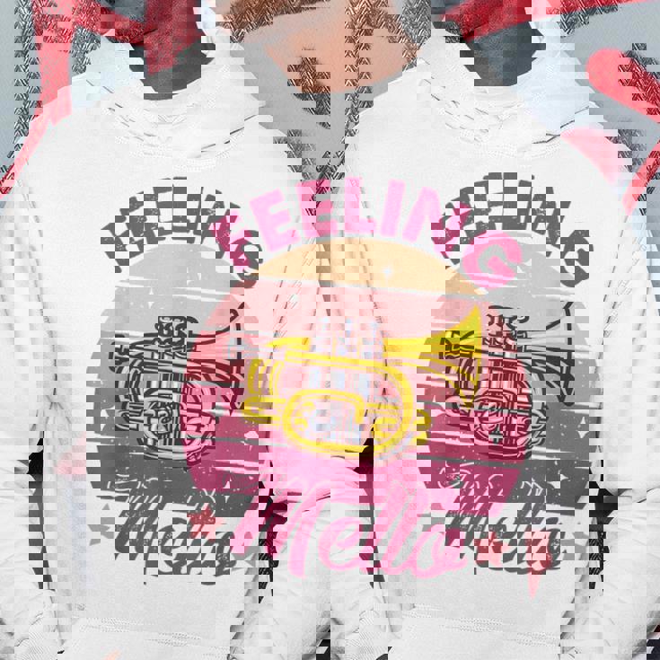 Mellophone Player Musician Marching Band Retro Feeling Mello Hoodie Personalized Gifts
