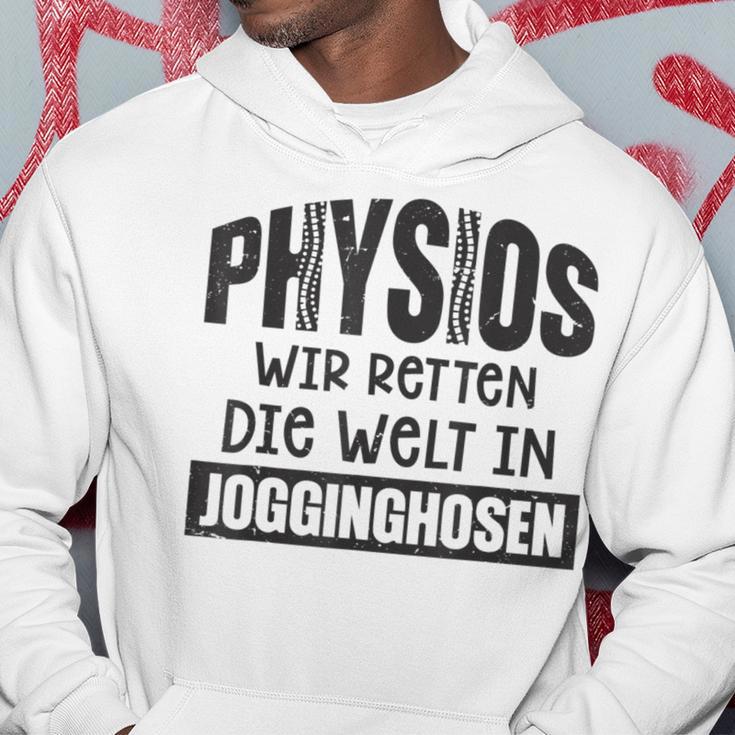 Physio Wir Retten Die Welt In Jogging Bottoms Gray Kapuzenpullover Lustige Geschenke