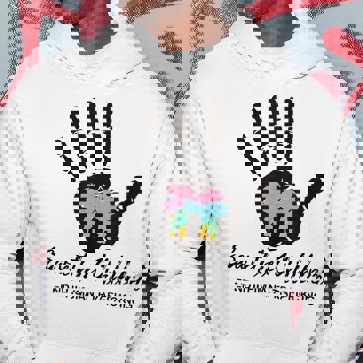 Save The Children Stop Human Trafficking Felpa con cappuccio Regalos divertidos