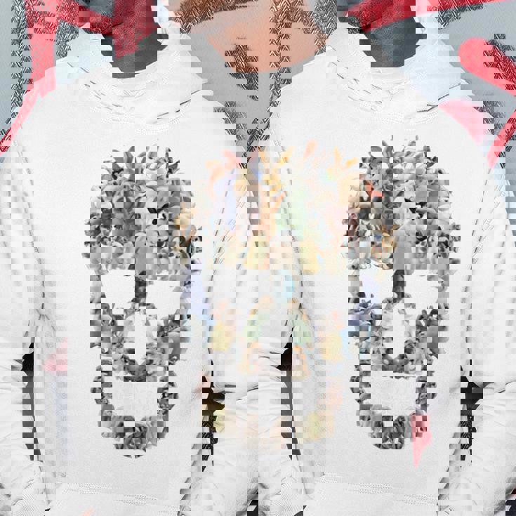 Scary Skull Bunny Rabbit Horror Halloween Hoodie Unique Gifts