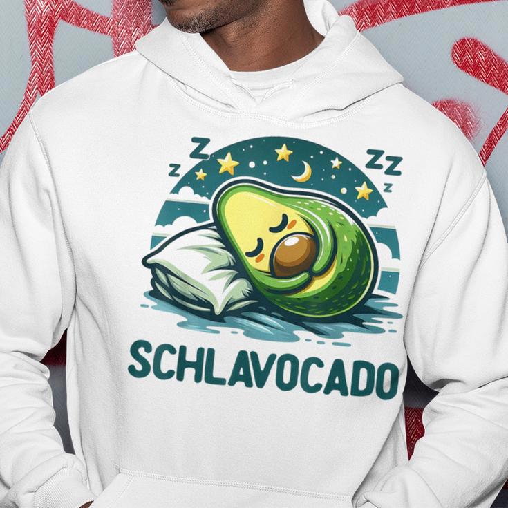 Schlavocado Avocado Pyjama Nachthemd Schlafanzug Kapuzenpullover Lustige Geschenke