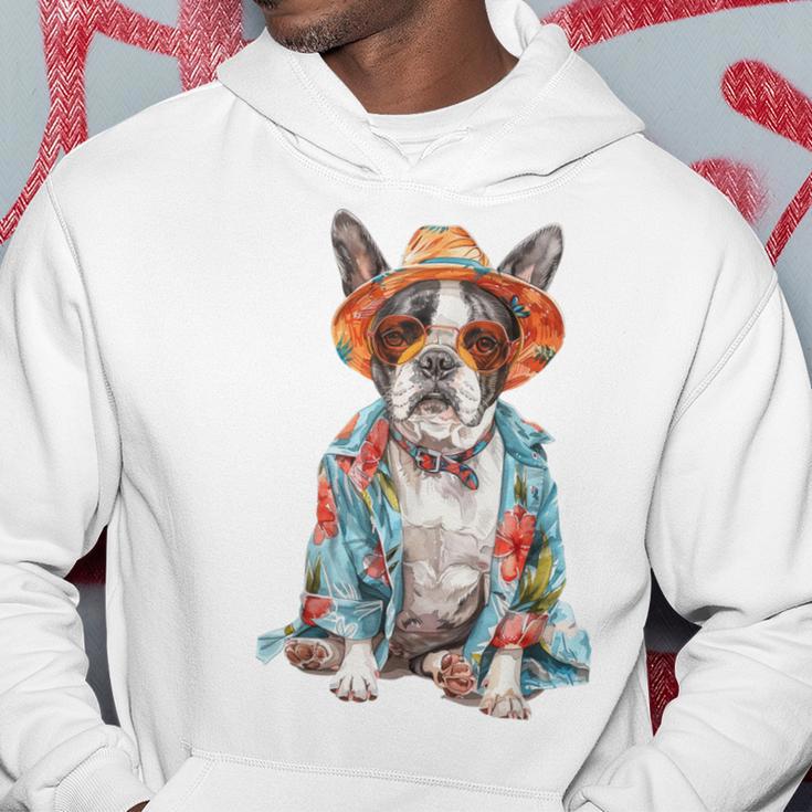 Summer Dog Boston Terrier Kapuzenpullover Lustige Geschenke