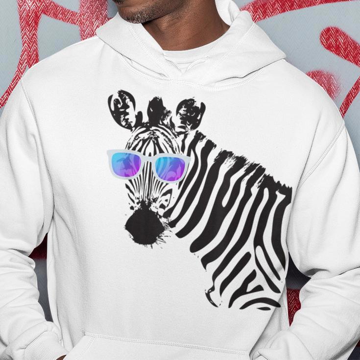 Sunglasses Zebra Hipster Zebra Kapuzenpullover Lustige Geschenke