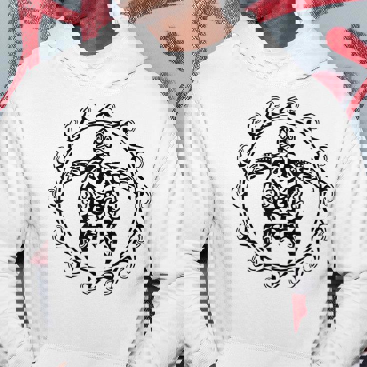 Tortuga Marina De Sol Maorí Polinesia Tribal Sudadera Regalos divertidos