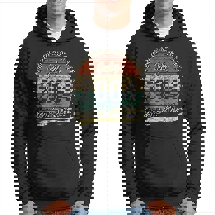 20 Ans Anniversaire Awesome Et Fantastique Juillet 2004 Sweat à capuche