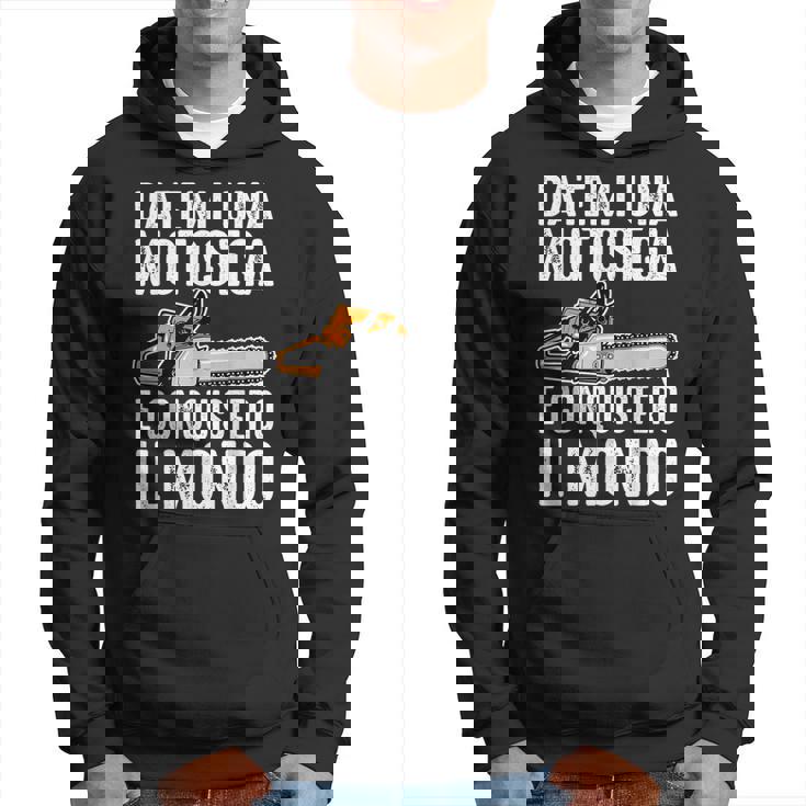 Abbigliamento Falegname Divertente Motosega Asce Boscaiolo Felpa con cappuccio
