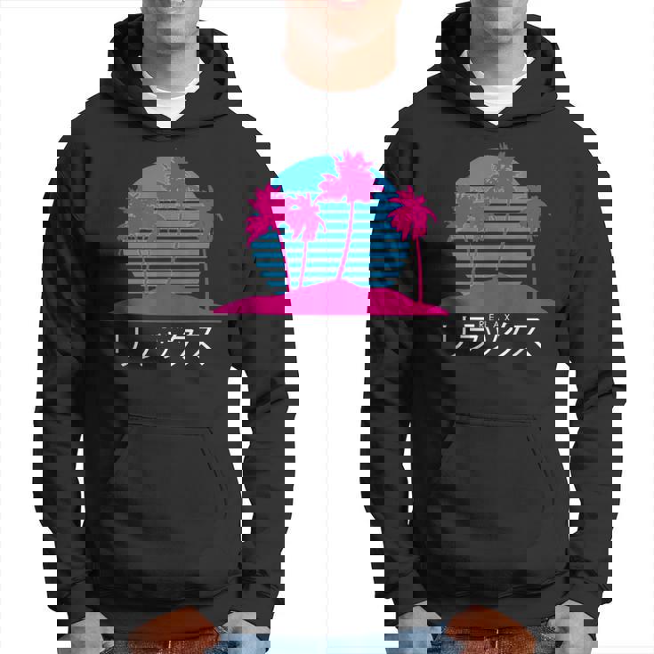 Aestheticaporwave Retro 80S 90S Pastel Harajuku Felpa con cappuccio