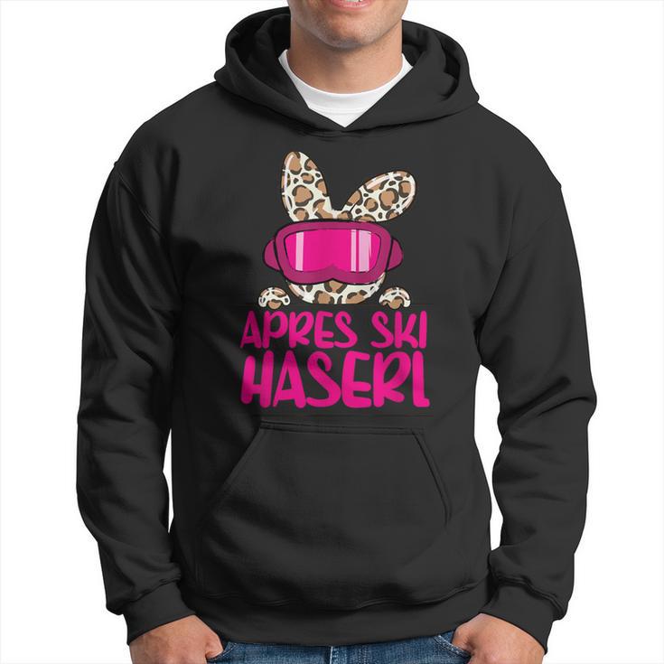 Après Ski Haserl Skier Apres Ski Party Leo Print Kapuzenpullover