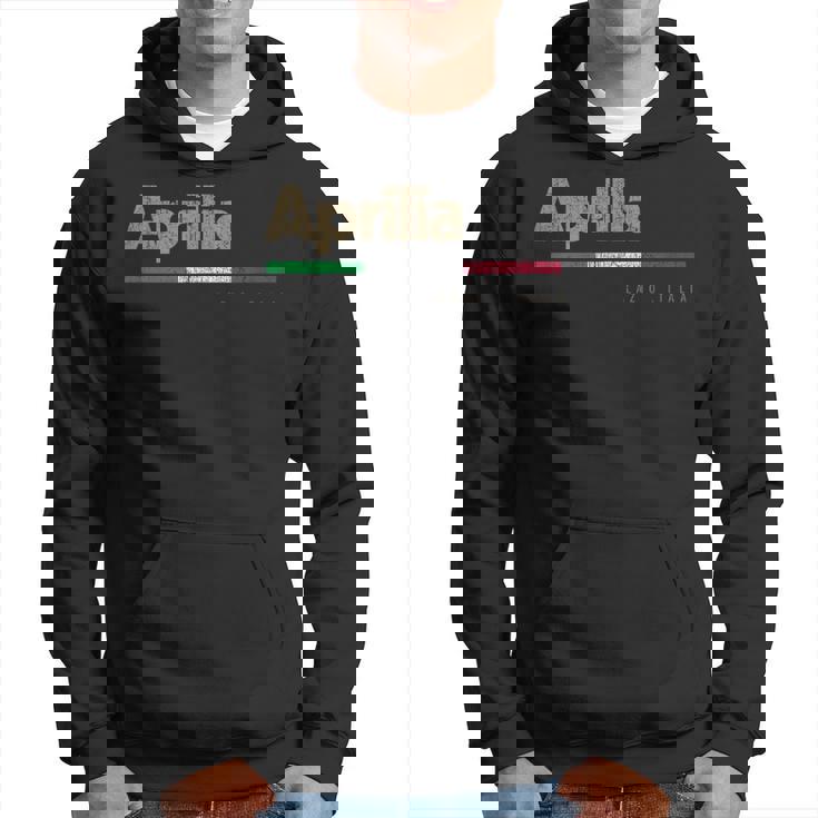 Aprilia Ciudad Italiana Retro Bandera Italia Sudadera