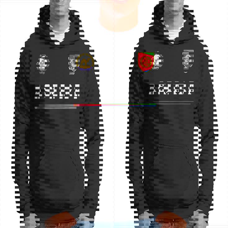 Asmara Maglia SportCalcio Bandiera Calcio Eritrea Felpa con cappuccio
