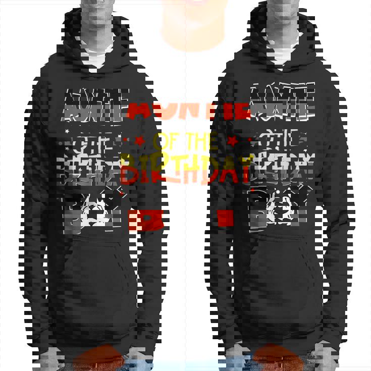 Auntie Of The Birthday Boy Mouse Family Matching Hoodie