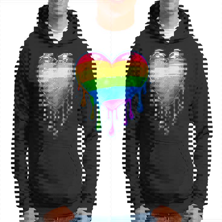 Bandera Del Orgullo Lesbiana Gay Del Corazón Del Arco Iris Lgbtq Lgbt Sin Mangas Sudadera
