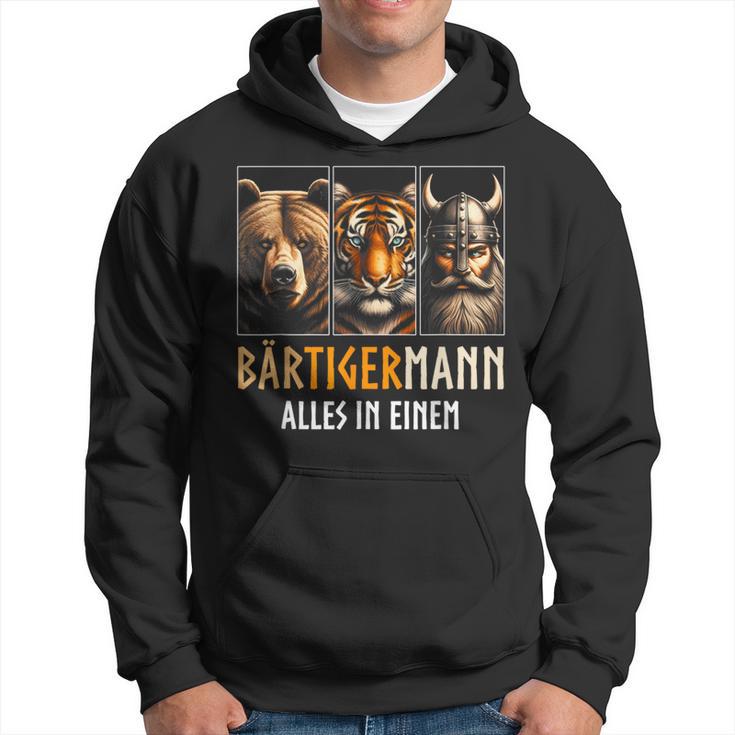 Bärtigermann All In One Retroiking Kapuzenpullover