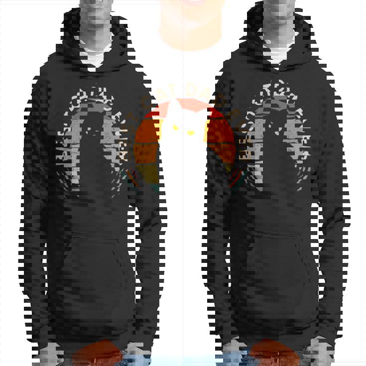 Best Cat Dad Ever Cute Kitten Fatherintage Cat Owner Sudadera