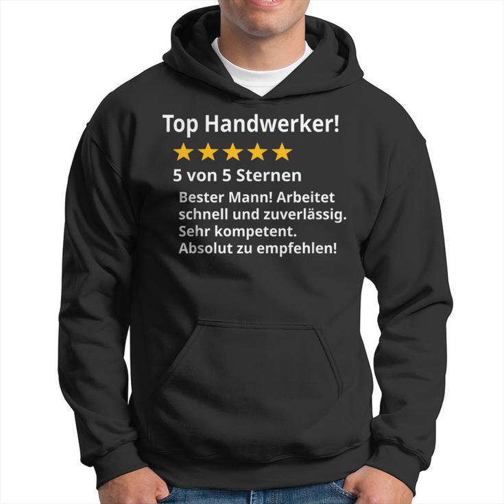 Bester Handwerker Best Handsman Kapuzenpullover