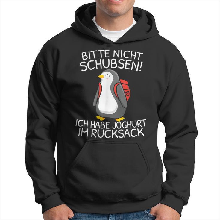 Bitte Nicht Schubsen Ich Habe Yoghurt Im Rucksack German Kapuzenpullover