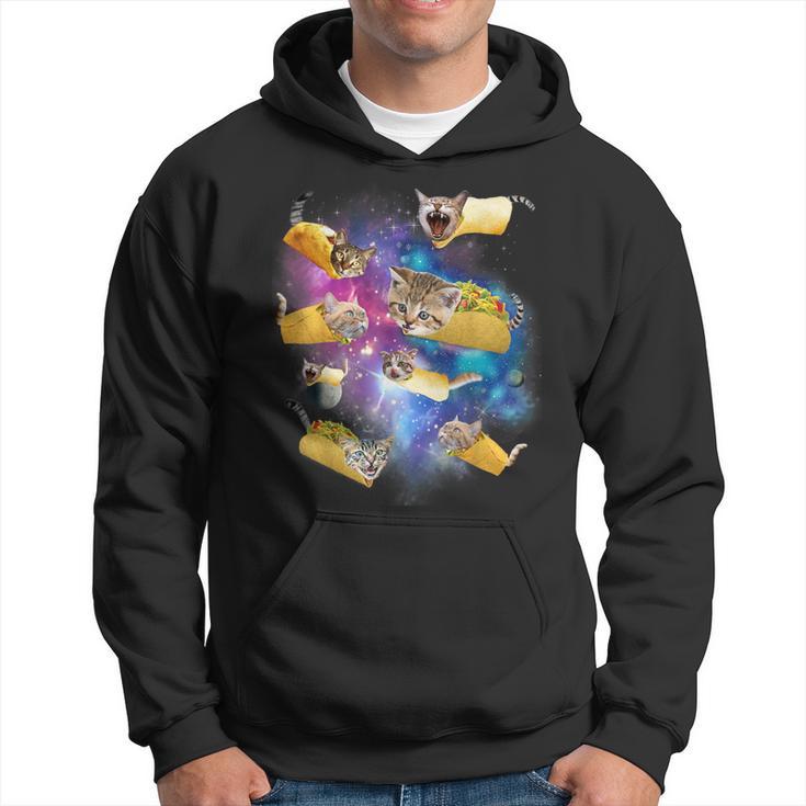 Burrito Pizza And Taco Cat In Space Tacocat Idea Kapuzenpullover